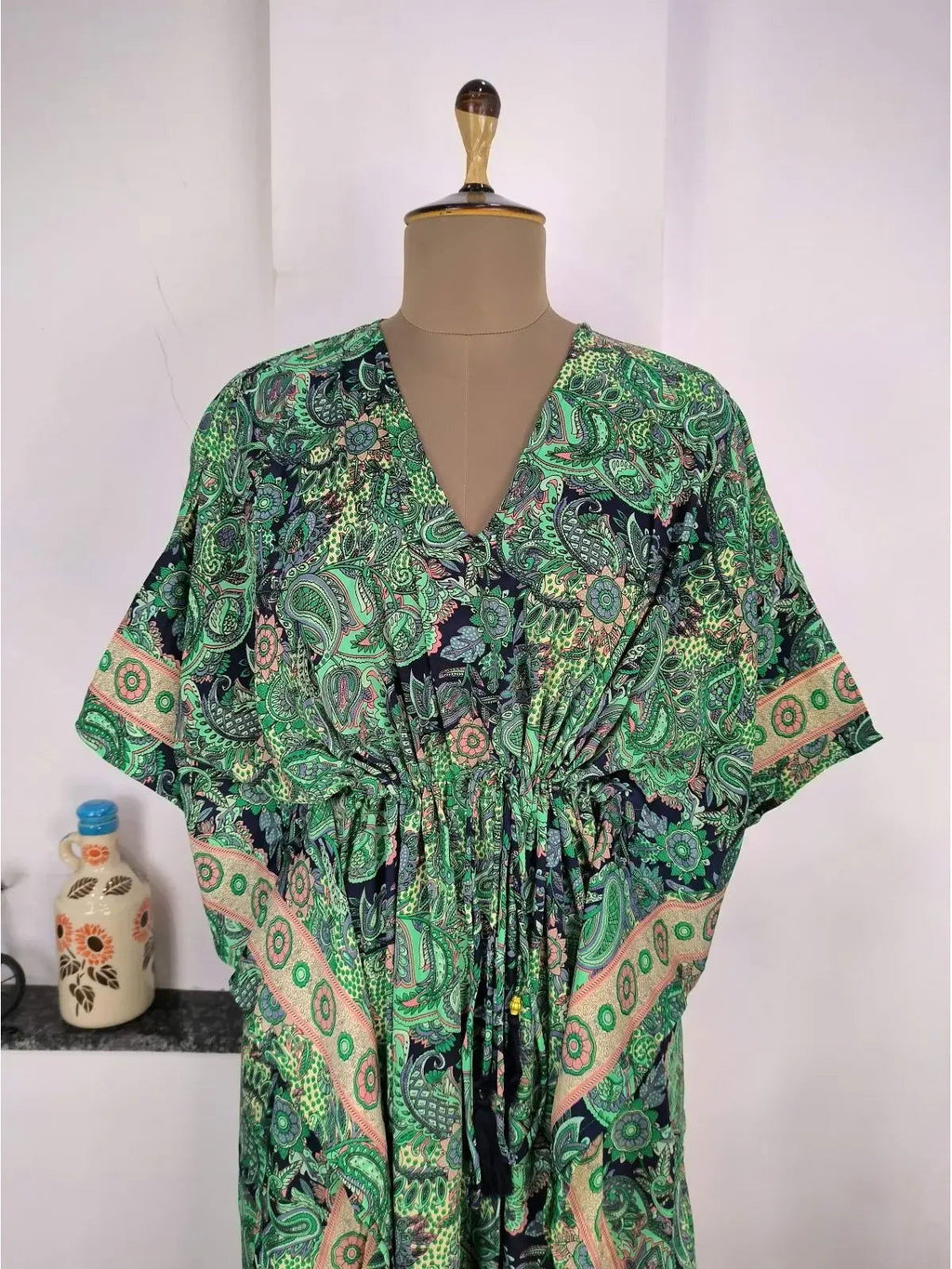 Women's Silk Blend Kaftan Dress