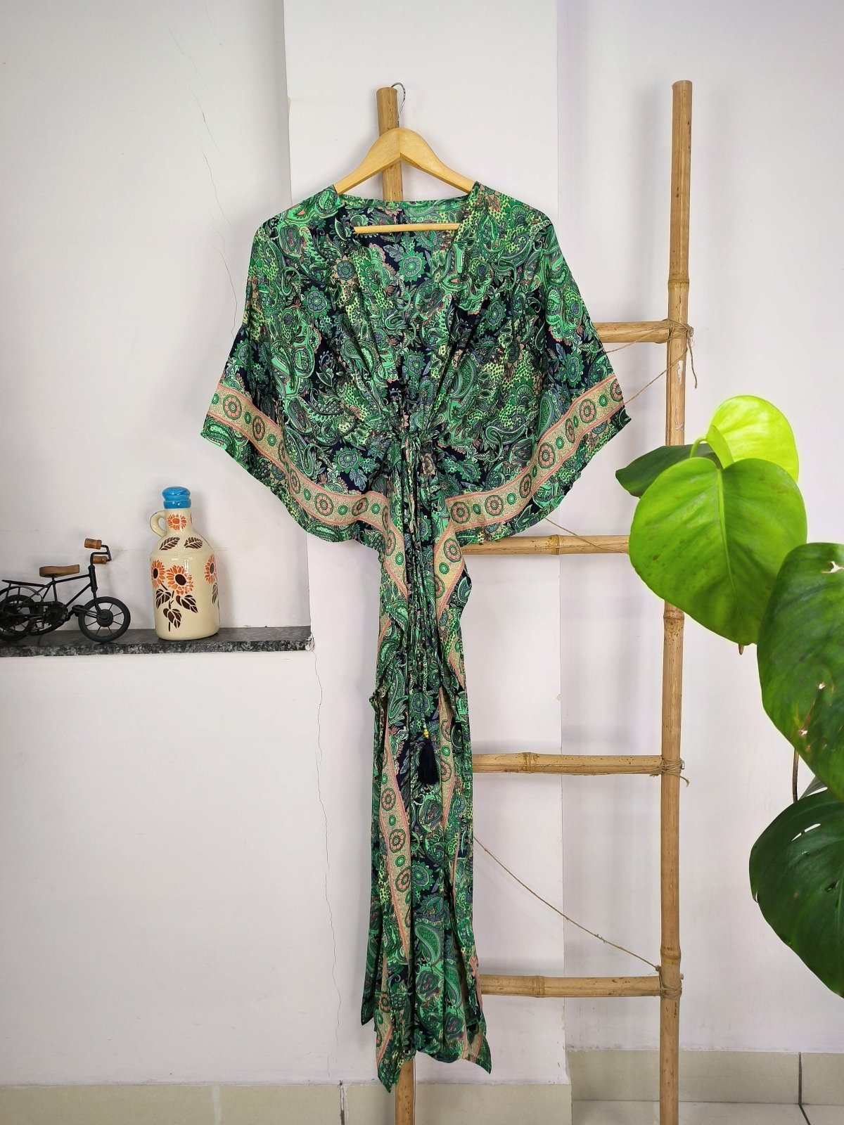 Women's Silk Blend Kaftan Dress