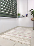 Wool & Jute Shaggy Rug, 6 x 4 ft